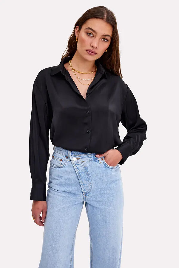 Giorgia | Satijnen blouse